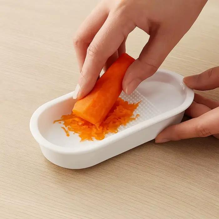 Râpe à gingembre manuelle, rampe résistante à l'usure, broyeur d'ail, céramique, économie de travail, outil de broyage de légumes, aliments complémentaires