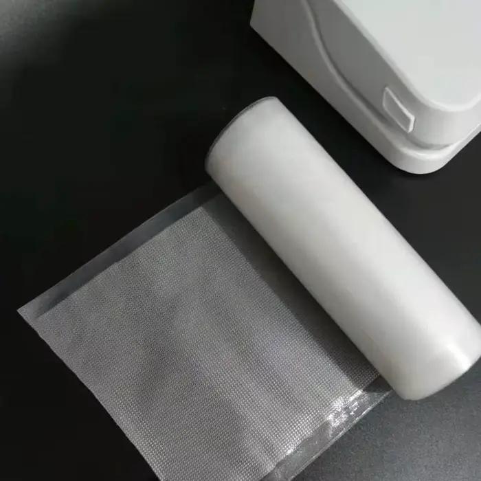 Rouleaux de sacs sous vide 17x500cm, pour Sauage alimentaire, Steak, stockage texturé, sac d'emballage pour scelleuse sous vide, viande, légumes, outils de cuisine