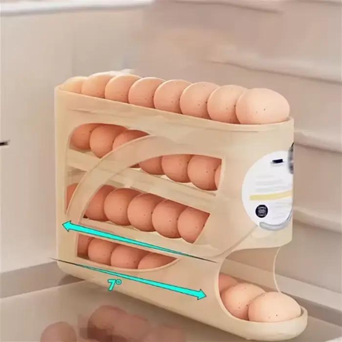Porte-œufs roulant automatique à 4 niveaux