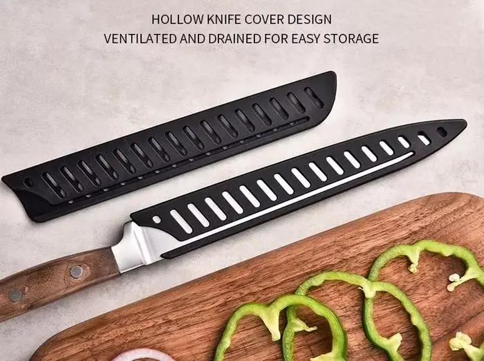 Couvre-couteaux en plastique noir