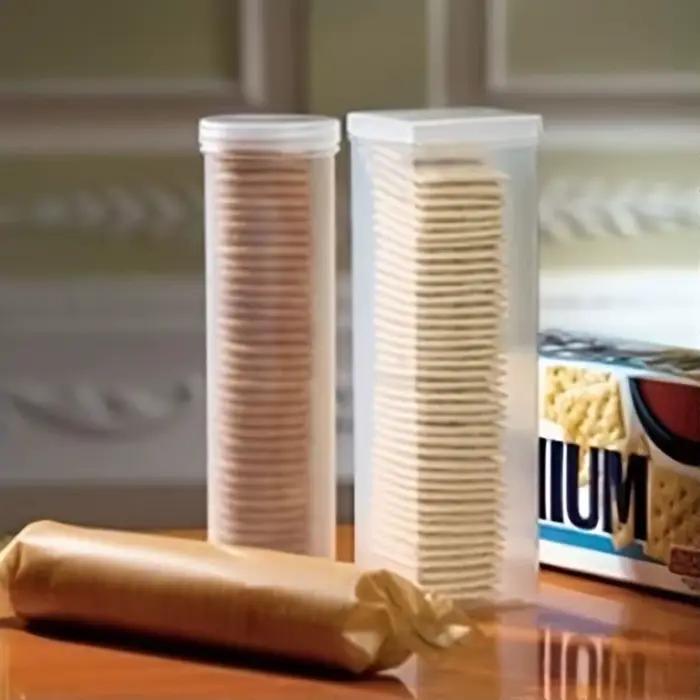 Boîte de rangement en plastique pour biscuits