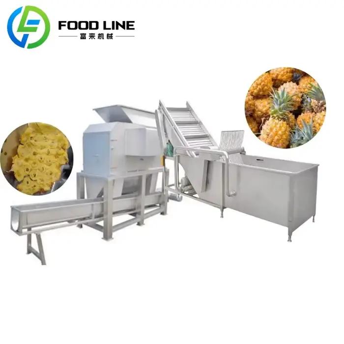 Nouveauté Machine de découpe d'ananas Machine de traitement de jus d'ananas Machine de presse de jus de fruits
