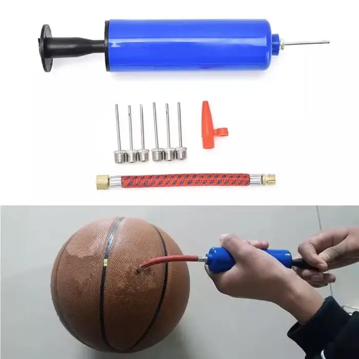 Kit de Mini pompe à main, gonfleur d'air Portable de 6 pouces, pompe manuelle pour plusieurs balles, accessoires de sport, 10 pièces