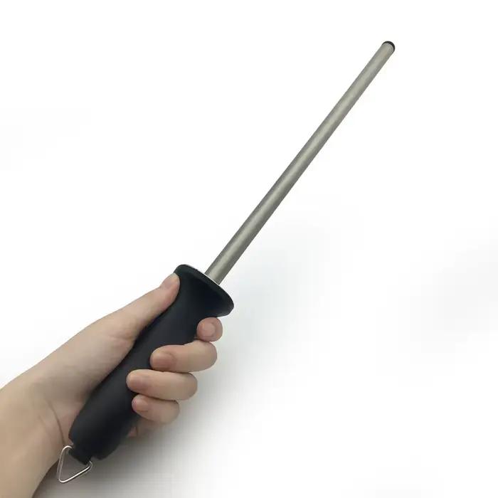 Rod d'affûtage en céramique et diamant pour couteaux de cuisine professionnels à offrir pour occasions spéciales
