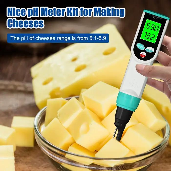 Yieryi Smart Food PH Meter avec étalonnage et protection de la sonde UAE Kit YY-2023 Fromage Viande Fruits Moniteur de qualité de l'eau Testeur
