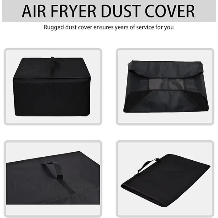 Couvercle de friteuse à Air pour Ninja AF500 AF400, résistant à la chaleur, étanche à la poussière, housse de protection pour accessoires de friteuse à Air double Zone
