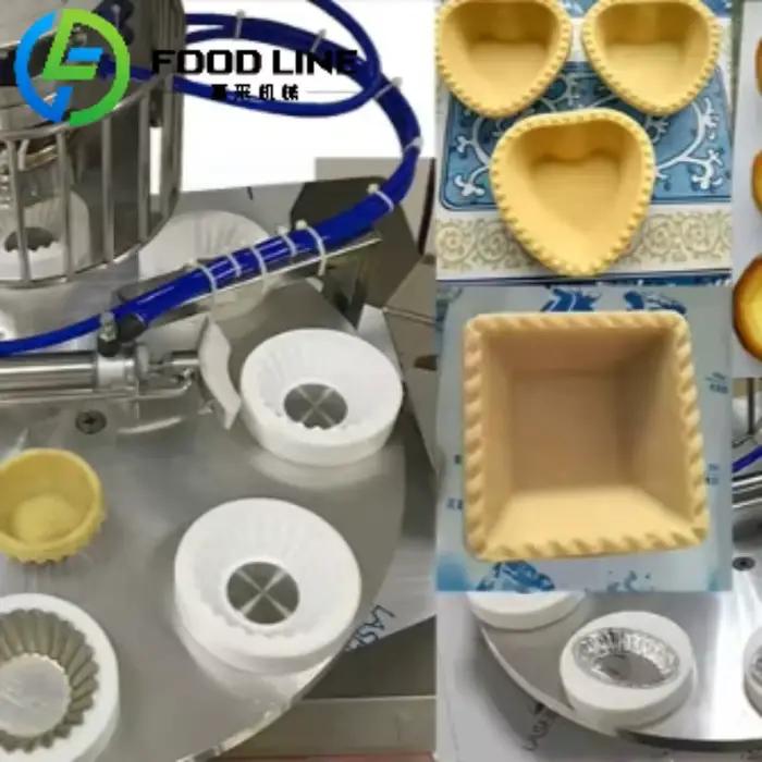 Machine à tarte aux œufs entièrement automatique pour la fabrication alimentaire professionnelle polyvalente et hautement productive