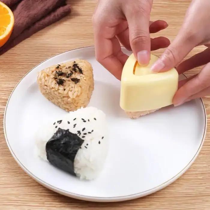 Onigiri moule maison cuisine ustensiles alimentaires pour cuisine 1-2 pièces Kit Sushi presse pratique japon bricolage Bento accessoires boules de riz nouveau