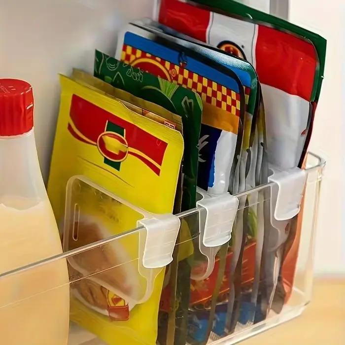 Organisateur de réfrigérateur transparent et robuste