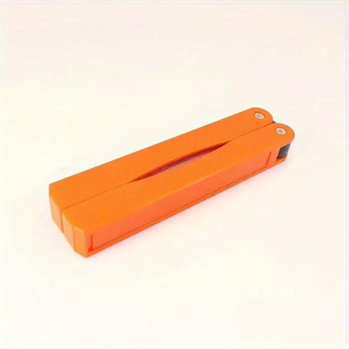 Nouvel aiguiseur de couteaux double face pliable en diamant