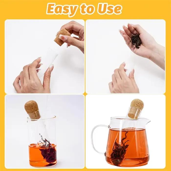 Infuseurs à thé en verre pour thé en vrac