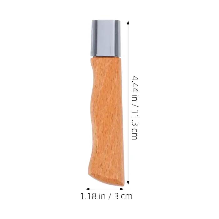 2 pièces manche de couteau en bois anti-dérapant poignées