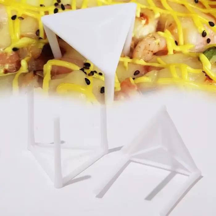 Supports économiseurs de Pizza, 100 pièces, support de fixation, support de Pizza, trépied d'emballage de Pizza, pile de trépied en plastique