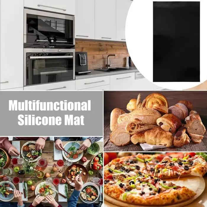 Protecteur de table de cuisson à induction en silicone, couvercle anti-rayures, épais, antiadhésif, grand degré de chaleur, seau, nouveau