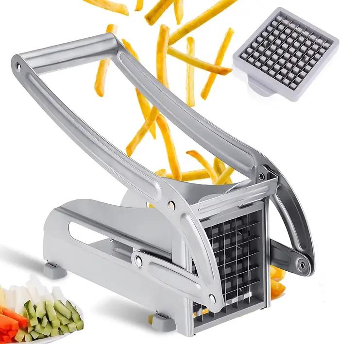 Machine de découpe de pommes de terre multifonction en acier inoxydable