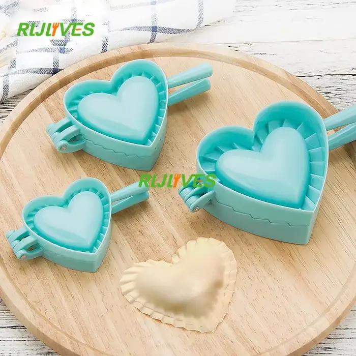 S/M/L 3 modèles cuisine boulette moule coeur papillon fleur forme bricolage boulettes faisant pâte presse tarte