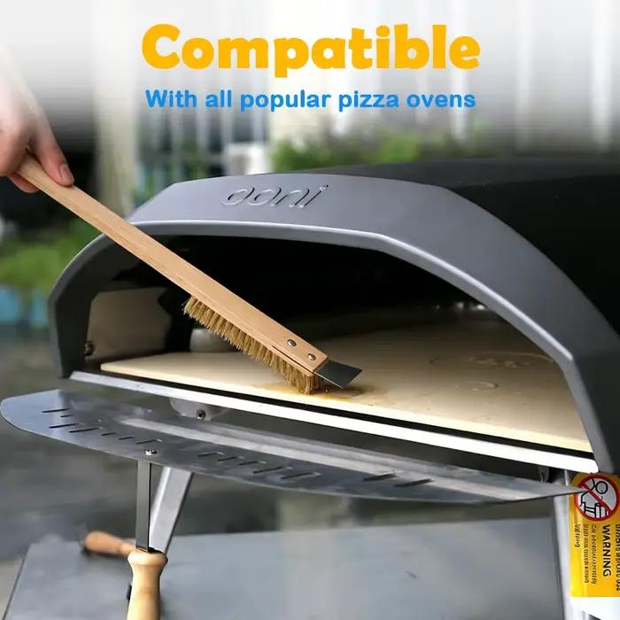 Brosse à pizza ROMALDO avec poils résistants à la chaleur