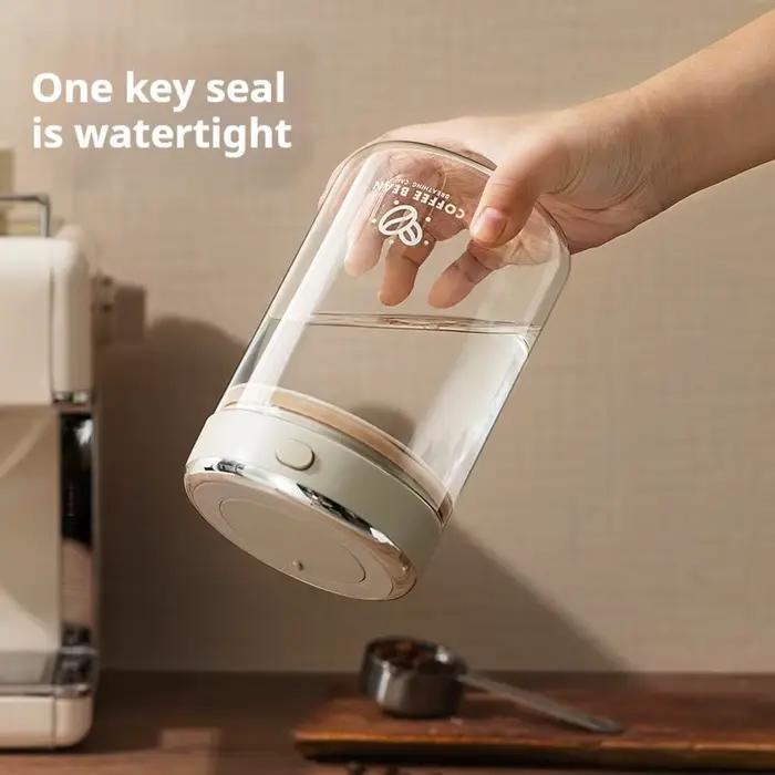 Pot scellé sous vide de grains de café de qualité alimentaire avec traqueur de date et conteneurs de stockage de valve
