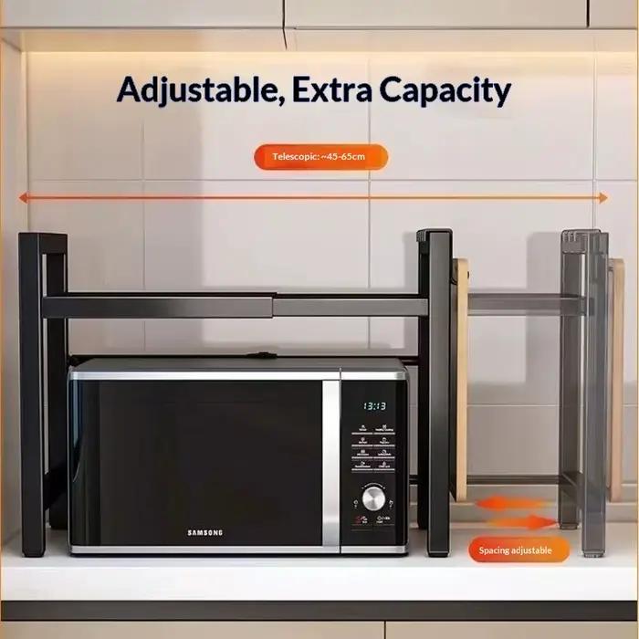 Support de rangement pour micro-ondes de cuisine de comptoir