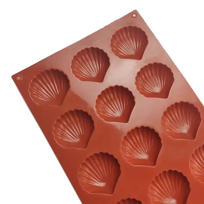 Moule à gâteau Madeleine de qualité alimentaire en forme de coquille