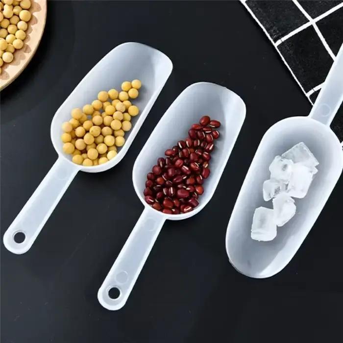 Pelle à glace multifonctionnelle en plastique conviviale ré, 5 pièces, pour mesurer le sucre, les bonbons, les desserts, les fêtes, la crème