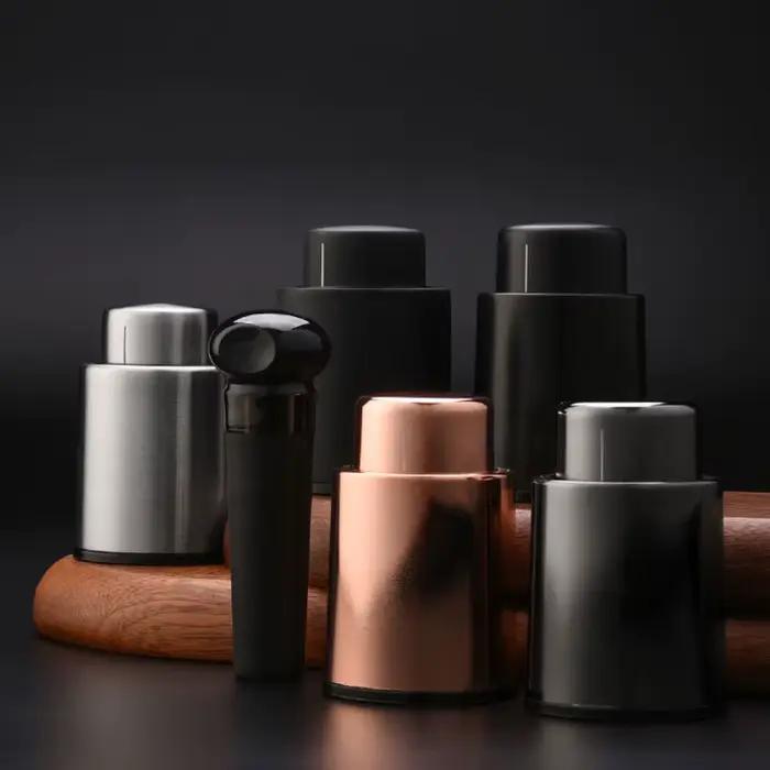 Bouchon de bouteille de vin sous vide en acier inoxydable