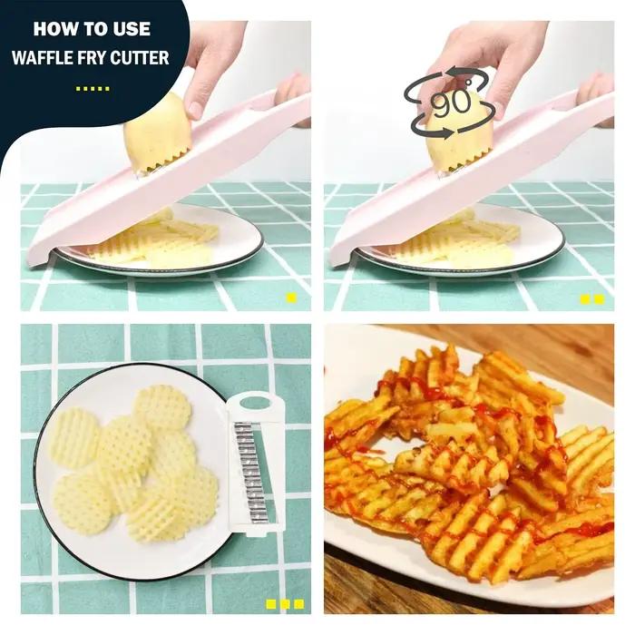 Trancheuse Mandoline 5 en 1 pour trancheuse de légumes de cuisine