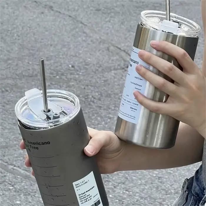 Tasse à café Portable en acier inoxydable de 600ml