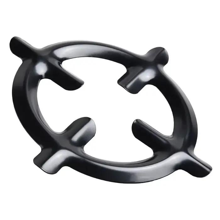 Anneau de cuisinière à gaz en fonte, réducteur de Pot, grilles, plaque de cuisson, support de Pot à café Moka, étagère de table de cuisson Durable et résistante à la chaleur, 1 pièce/2 pièces