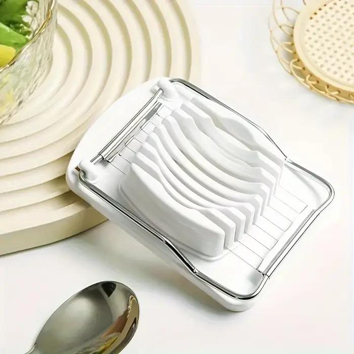 Trancheuse à œufs multifonctionnelle en acier inoxydable, peut couper des aliments mous pour des outils de cuisine ménagers pratiques et rapides