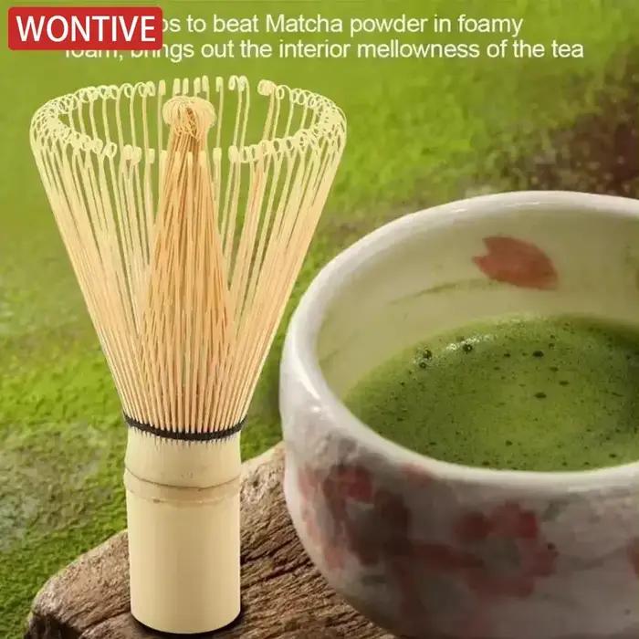 Fouet Matcha en bambou, broyeur de poudre de thé vert, mélangeur Chasen pour thé Matcha, agitateur, fouet à thé réutilisable, outils pour le thé