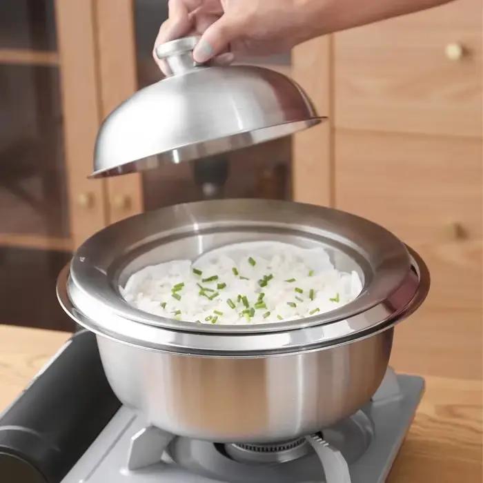 Offre Spéciale : Plaque de Cuisson en Acier Inoxydable 304, Diamètre Intérieur 20-26cm, pour Cuiseur Vapeur Type Soucoupe Volante, Grille de Cuisson à la Vapeur, Support de Cuisson à la Vapeur