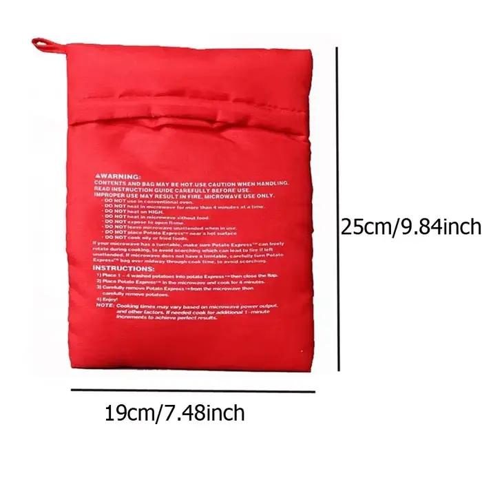 Sac de pommes de terre au micro-ondes réutilisable Express sac de cuiseur