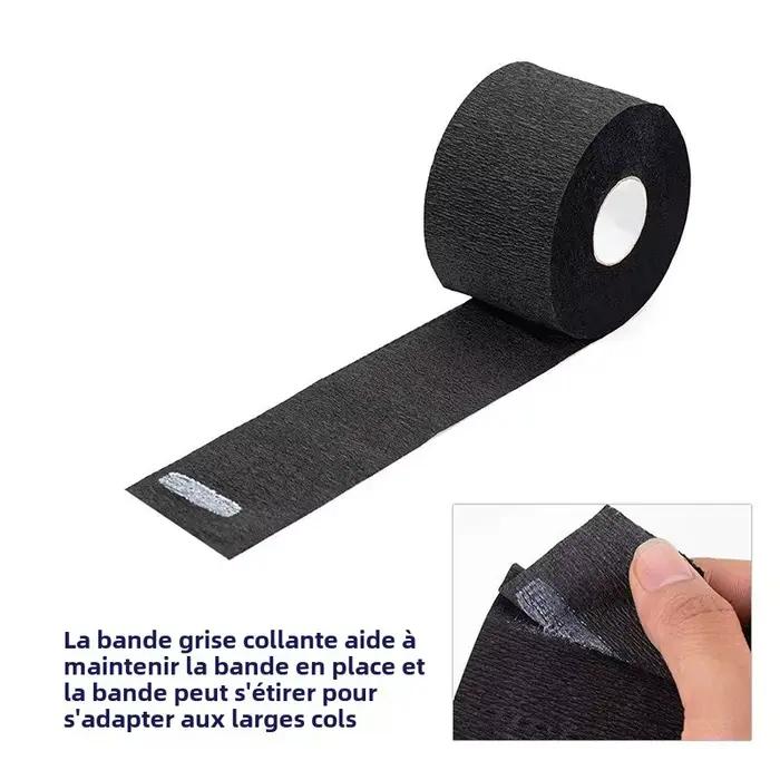 Rouleau de papier pour le cou en bois élégant pour salons de coiffure et barbershop offrir un environnement de luxe et de confort pour coiffeurs et clients occaions professionnelles