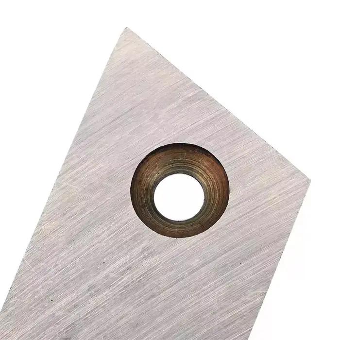Lame de déchiqueteur, couteau à hacher tranchant, lame de rechange en acier inoxydable pour usage en jardin, jardinage domestique