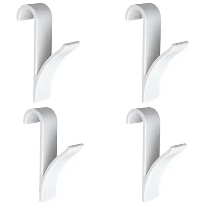 Cuisine salle de bain cintre Clips supports de rangement blanc clair