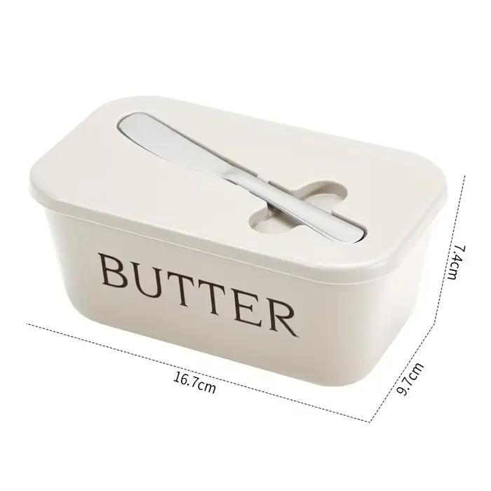 Boîte à beurre avec couteau