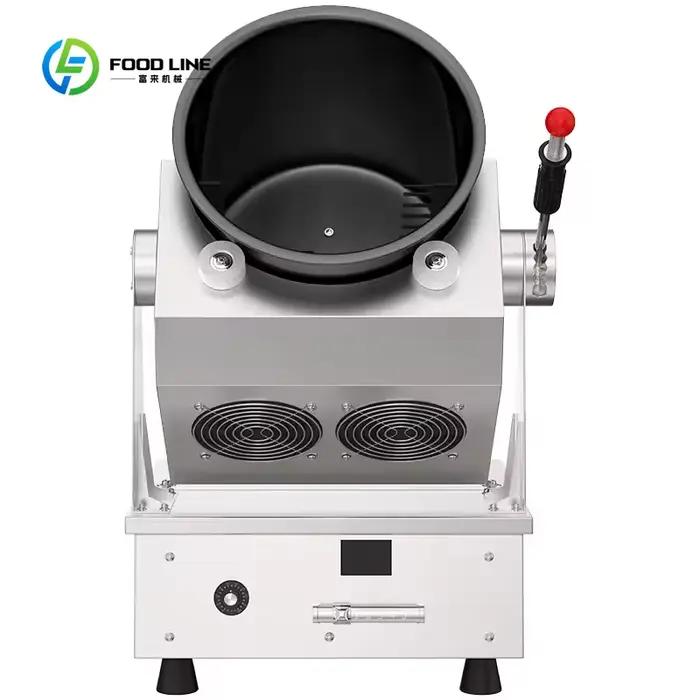 Robot de cuisine commercial multifonction pour entreprise avec friteuse automatique et wok à agitation, idéal pour la transformation alimentaire et la restauration commerciale