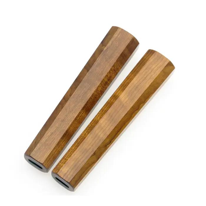 Manches de couteau octogonales japonaises faites à la main de 130 mm pour matériaux