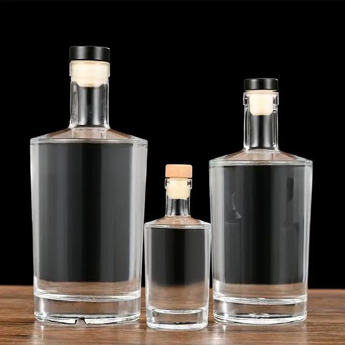 Carafe à whisky de style rond en verre sous émaillé pour bar professionnel et personnel occasions spéciales femmes hommes