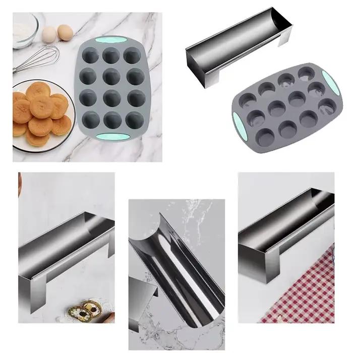 Moule de cuisson de pain antiadhésif en acier inoxydable