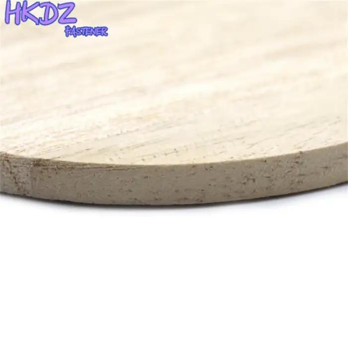 Plaques rondes en bois massif pour bricolage artisanal occasions spéciales création de bijoux et accessoires de décoration