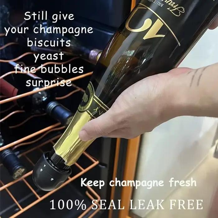 Bouchon de bouteille de vin rouge sous vide