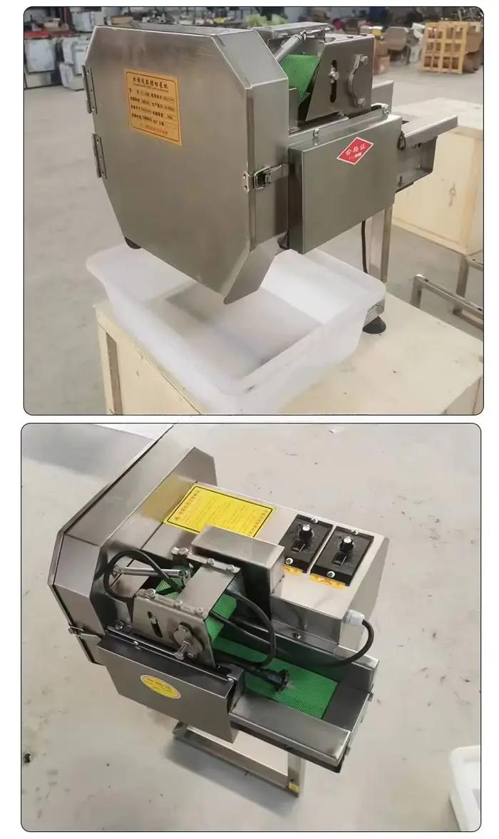 Vente populaire 10mm oignon vert hachoir Cilantro et carives poireau coupe Machine de découpe