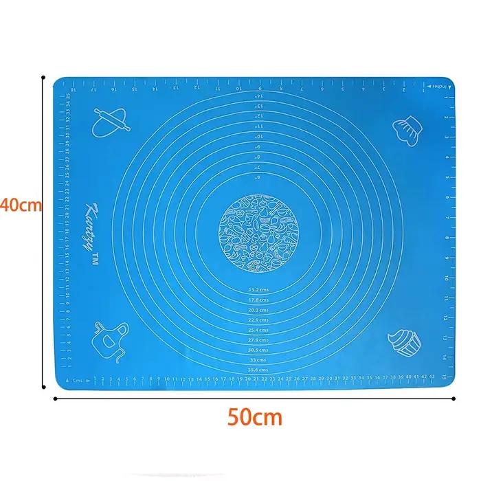 Planche à pâtisserie en silicone antiadhésive TOP-MAX pour pizza, macaron, biscuit et autres gadgets de cuisine occasions spéciales