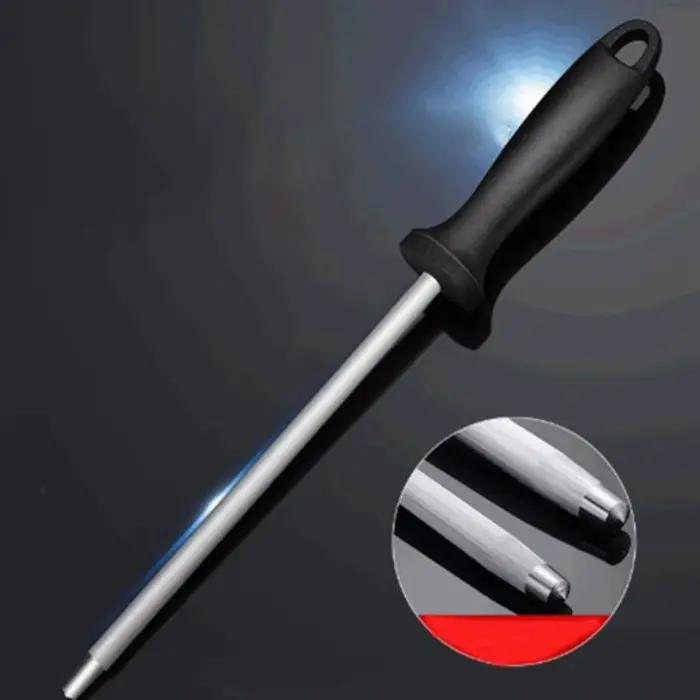 Tige d'affûtage de couteaux en acier inoxydable