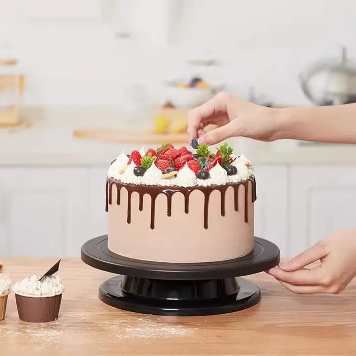 Plateau tournant de gâteau Durable de 11 pouces