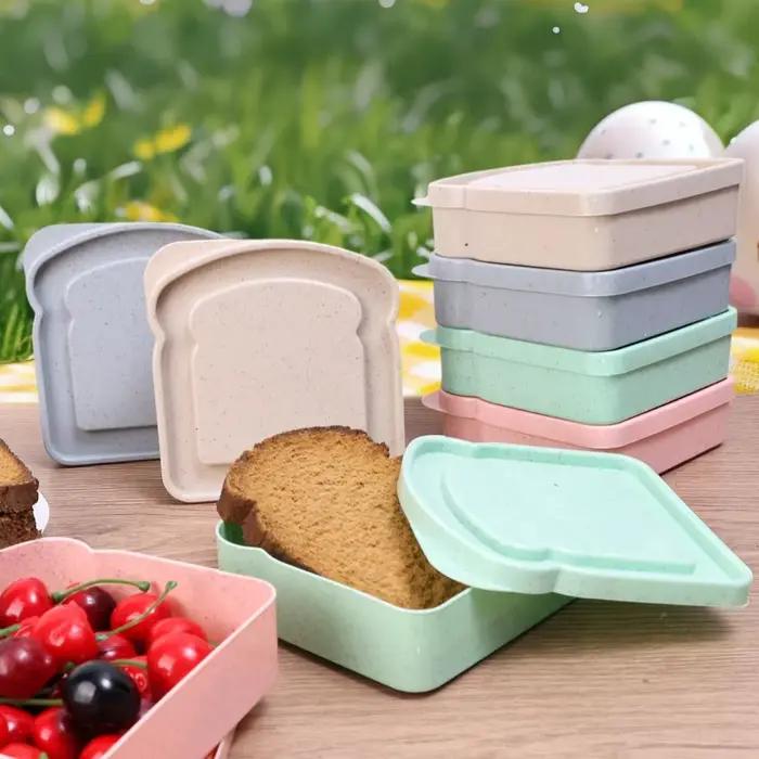 Boîte de rangement des aliments pour sandwich avec couvercle