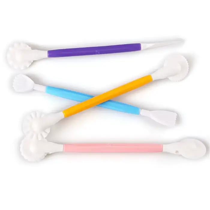 Outils de modélisation de décoration de gâteau Fondant, 8 motifs, stylo de décoration florale, coupe-pâtisserie, moules artisanaux de cuisson, bricolage, 4 pièces/ensemble