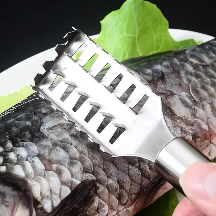 Couteau en écailles de poisson en acier inoxydable